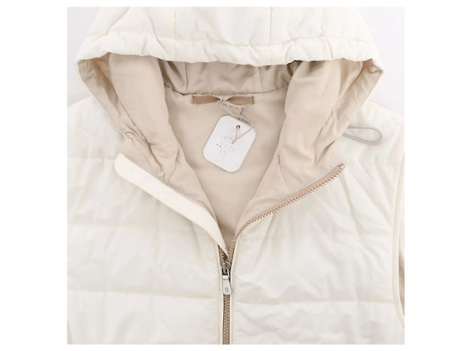 Autre Marque Chaleco de lana con capucha Eleventy, Beige, Talla 50 IT - vista 2