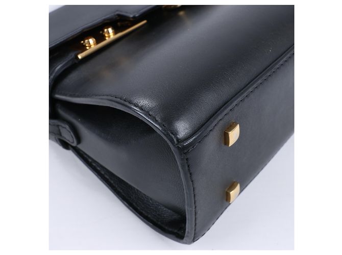 Borsa a tracolla 2Way in pelle Delvaux Tempête PM Nero - vista 10