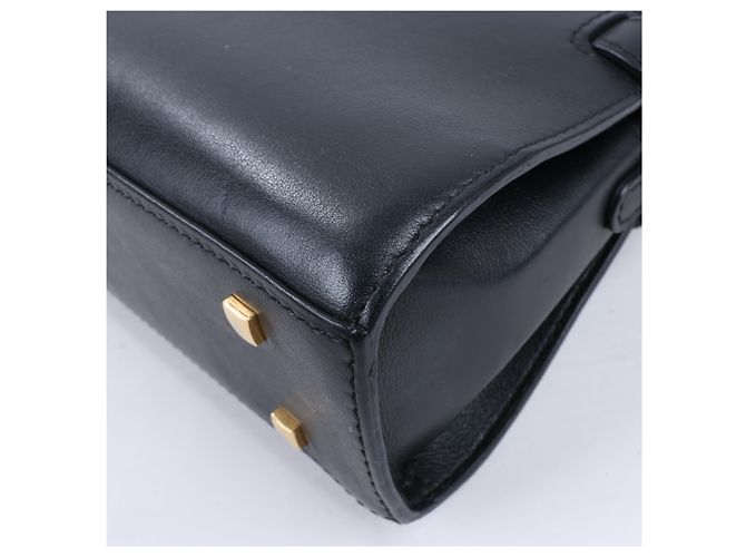Borsa a tracolla 2Way in pelle Delvaux Tempête PM Nero - vista 11
