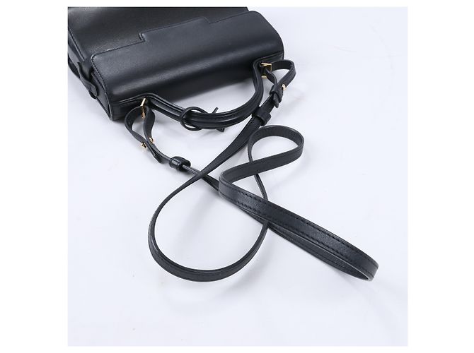 Borsa a tracolla 2Way in pelle Delvaux Tempête PM Nero - vista 13