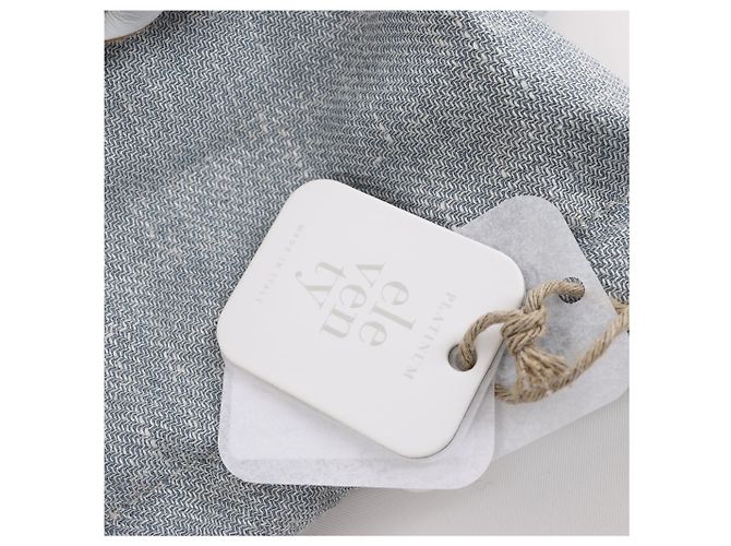 Autre Marque Borsa a mano in pelle con manico Eleventy Blu Beige - vista 10