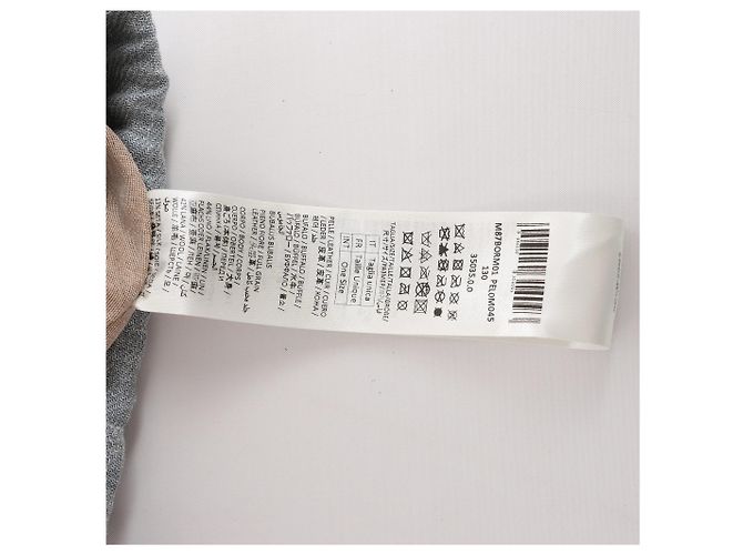 Autre Marque Borsa a mano in pelle con manico Eleventy Blu Beige - vista 12