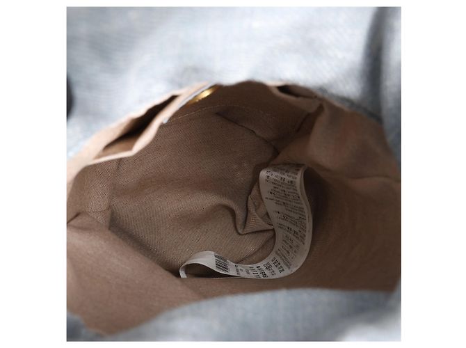Autre Marque Borsa a mano in pelle con manico Eleventy Blu Beige - vista 14