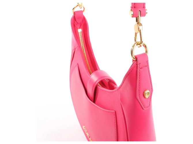 Bulgari Borsa a tracolla in pelle BVLGARI Serpenti rosa - vista 8