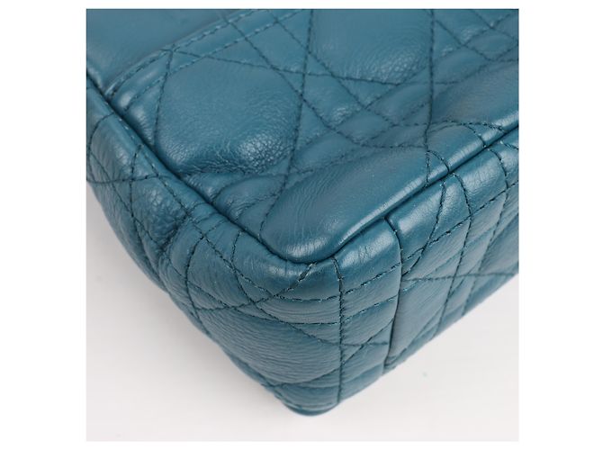 Borsa a tracolla Caro in pelle Dior Blu - vista 15
