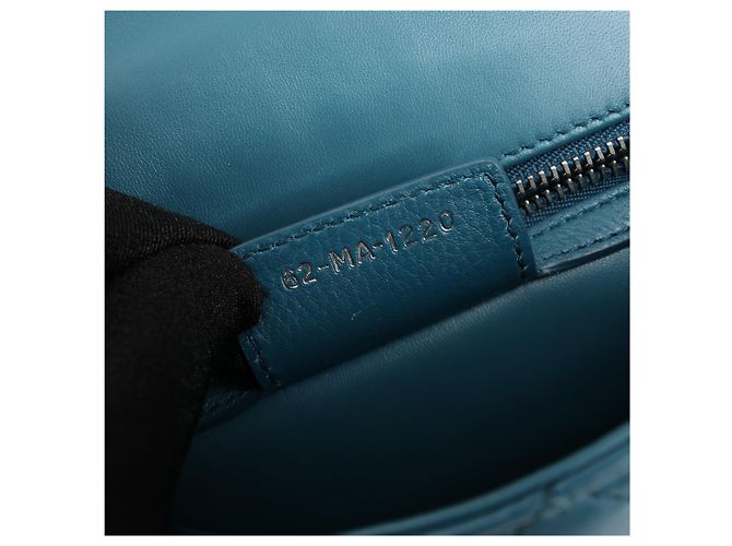 Borsa a tracolla Caro in pelle Dior Blu - vista 18