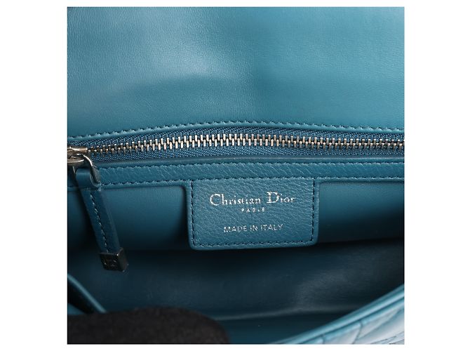 Borsa a tracolla Caro in pelle Dior Blu - vista 19