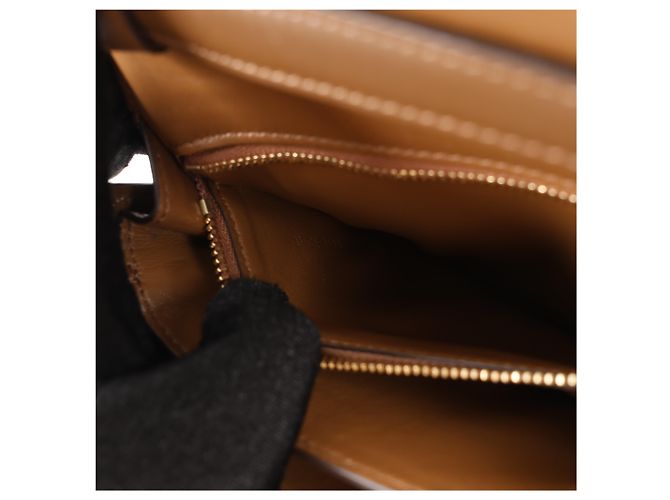 Céline Piccola borsa a tracolla Celine Classic Box in pelle marrone - vista 16