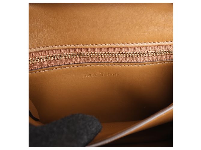 Céline Piccola borsa a tracolla Celine Classic Box in pelle marrone - vista 18