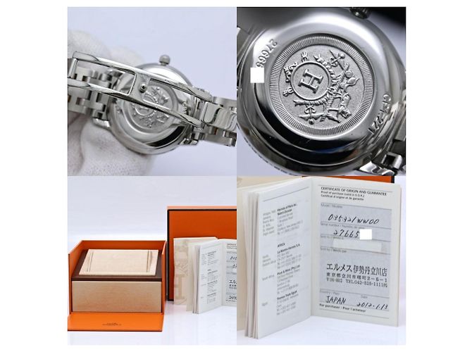 Hermès Hermes Clipper Classic Nacre Damenuhr - Ansicht 11