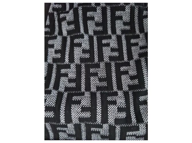 Fendi FF Monogramm Bikini-Set Schwarz Grau - Ansicht 6
