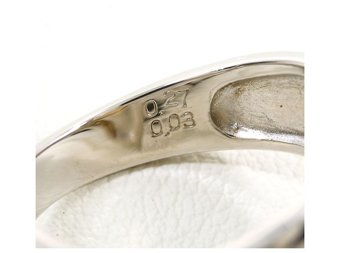 Autre Marque Elegenter 18K Gelbgold- und Platin-Ring Golden - Ansicht 6
