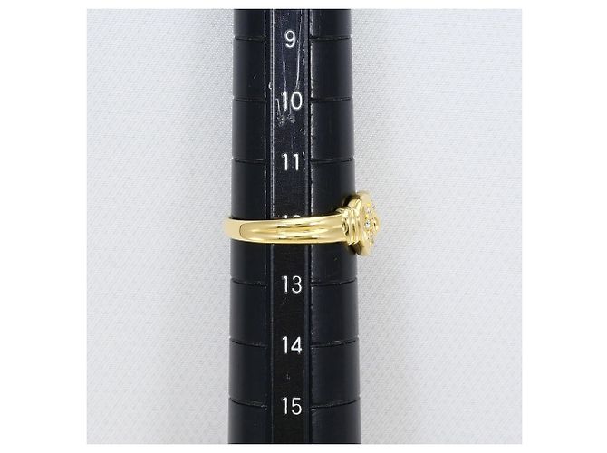 Autre Marque 18K Gelbgold-Ring mit Diamant Golden - Ansicht 8