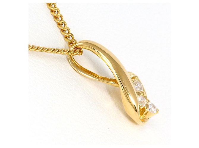 Autre Marque Collana in oro giallo 18K con diamante D'oro - vista 2