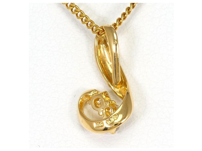 Autre Marque Collana in oro giallo 18K con diamante D'oro - vista 3