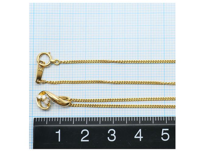 Autre Marque Collana in oro giallo 18K con diamante D'oro - vista 5