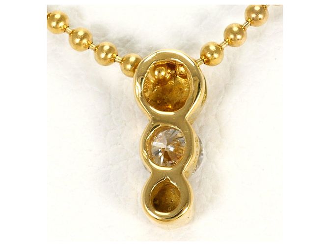 Autre Marque Collana in oro giallo 18K con diamante D'oro - vista 3