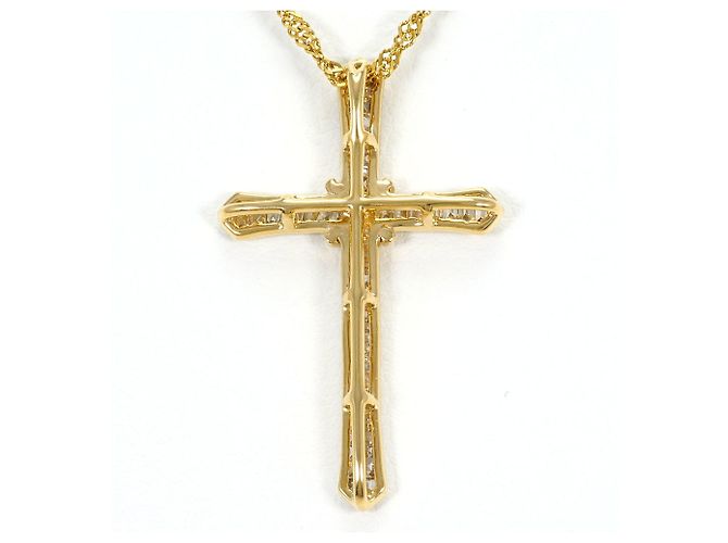 Autre Marque Collana in oro giallo 18K con diamante marrone D'oro - vista 3