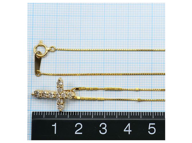 Autre Marque Collana in oro giallo 18K con diamante D'oro - vista 5