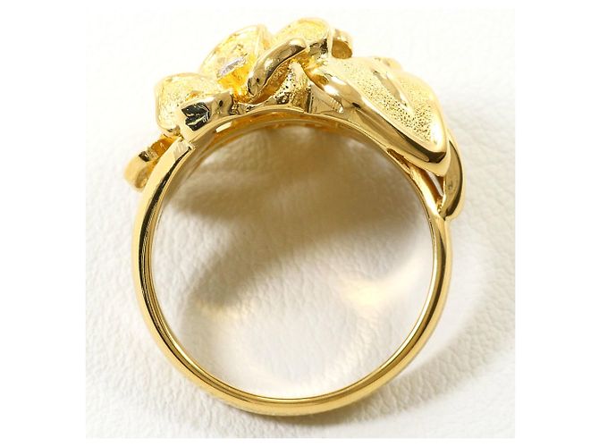 Autre Marque 18K Gelbgold-Ring mit Diamant Golden - Ansicht 3