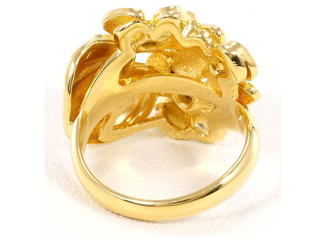 Autre Marque 18K Gelbgold-Ring mit Diamant Golden - Ansicht 4
