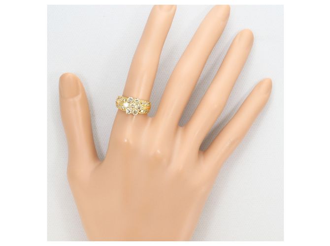 Autre Marque 18K Gelbgold-Ring mit Diamant Golden - Ansicht 6