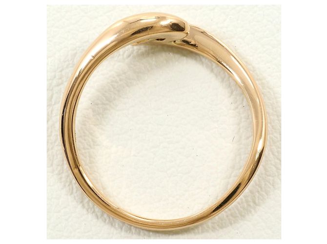 Autre Marque 18K Roségold-Ring mit Diamant Golden - Ansicht 2