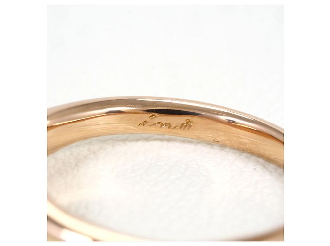 Autre Marque 18K Roségold-Ring mit Diamant Golden - Ansicht 5