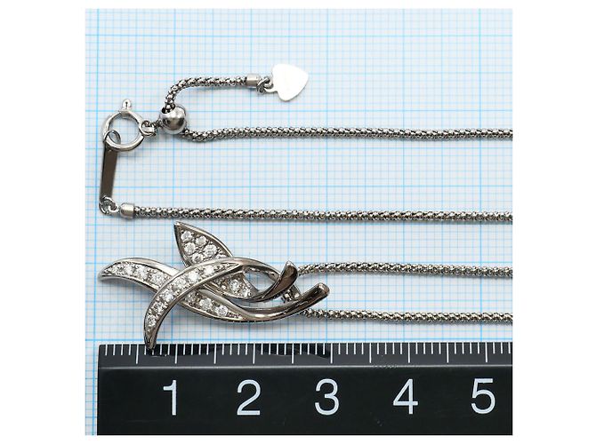 Autre Marque 18K Weißgoldkette mit Diamant Golden - Ansicht 5