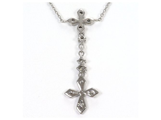 Autre Marque Collana in oro bianco 18K e diamanti D'oro - vista 3