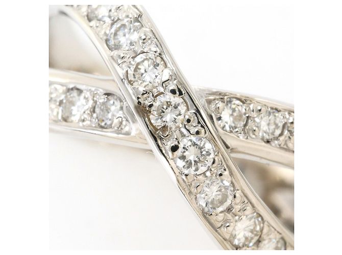 Autre Marque 18K Weißgold-Ring mit Diamant Golden - Ansicht 2