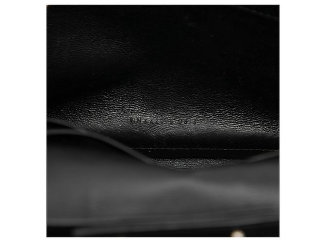 Borsa a tracolla in pelle nera Saint Laurent Nero - vista 5