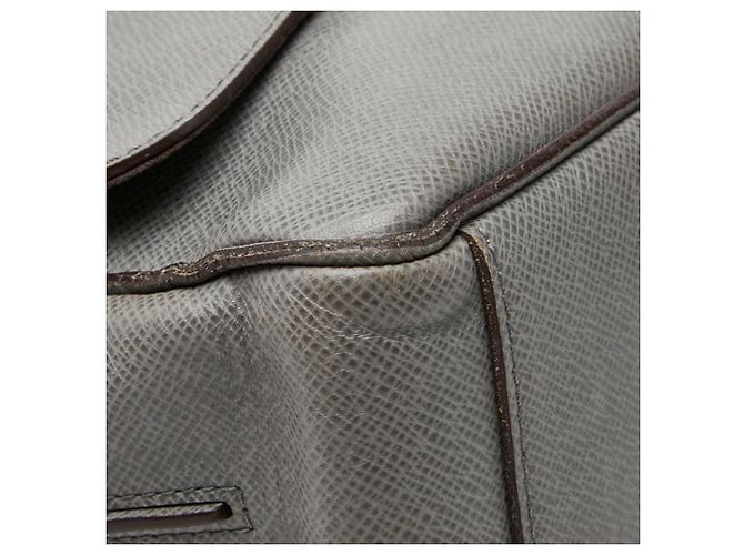 Borsa a tracolla Louis Vuitton Taiga Roman MM Marrone - vista 5