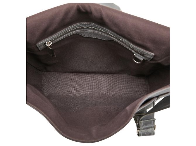 Borsa a tracolla Louis Vuitton Taiga Roman MM Marrone - vista 8