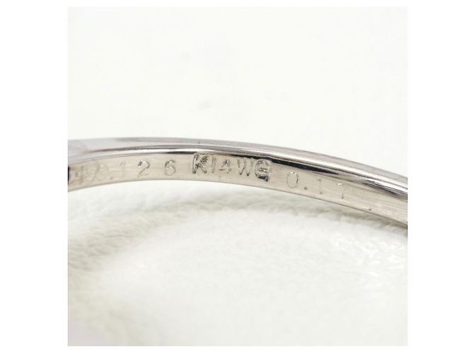 Autre Marque 14K Weißgold-Ring mit Diamant Golden - Ansicht 4