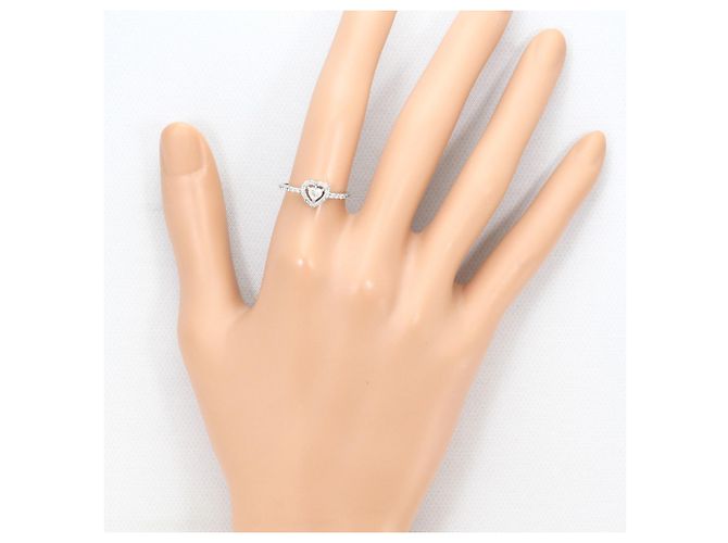 Autre Marque 14K Weißgold-Ring mit Diamant Golden - Ansicht 5