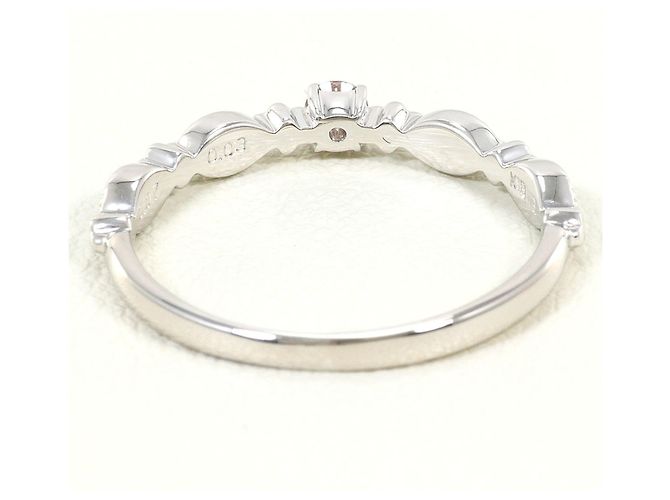 Autre Marque 18K Weißgold-Ring mit rosa Diamanten Pink Golden - Ansicht 3