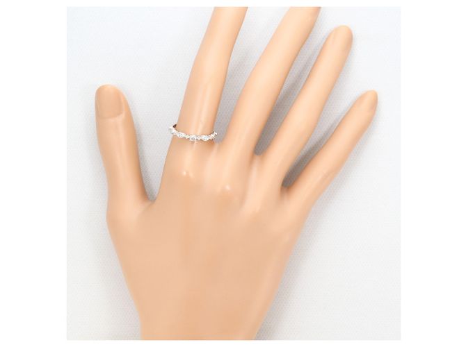 Autre Marque 18K Weißgold-Ring mit rosa Diamanten Pink Golden - Ansicht 6