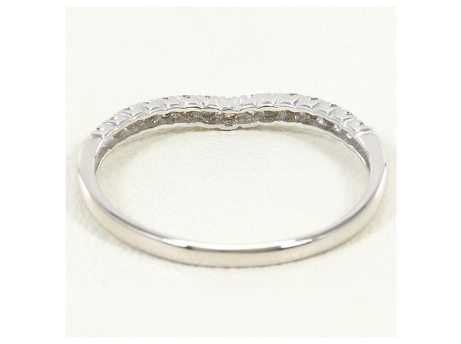 Autre Marque 10K Weißgold Diamantring Golden - Ansicht 3