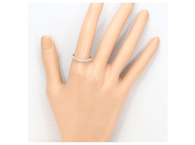 Autre Marque 10K Weißgold Diamantring Golden - Ansicht 5
