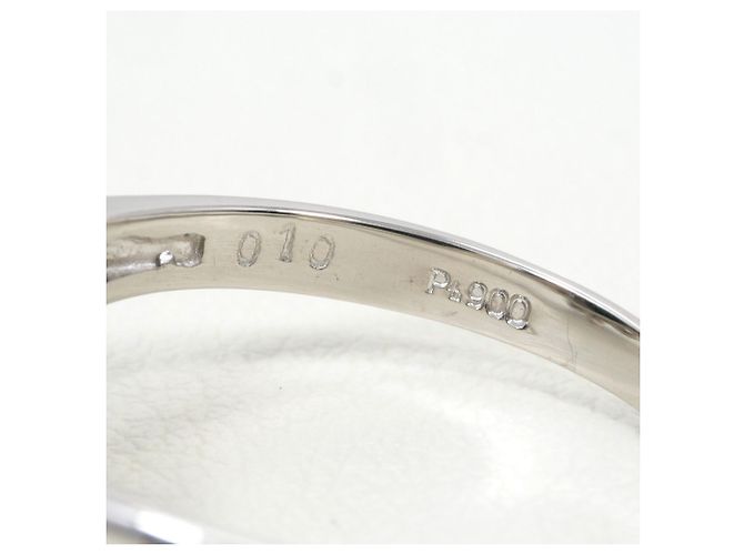 Autre Marque Platinring mit Jade und Diamant - Ansicht 4