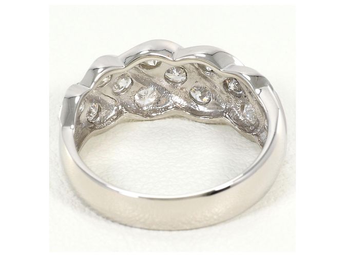 Autre Marque Platin 900 Ring mit Diamant - Ansicht 3