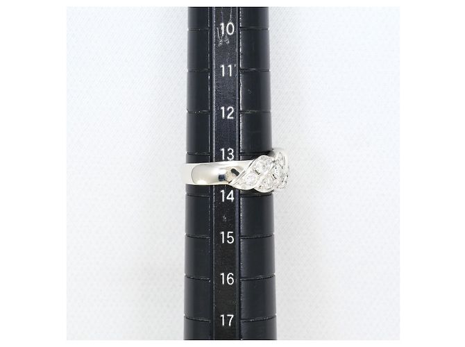 Autre Marque Platin 900 Ring mit Diamant - Ansicht 6