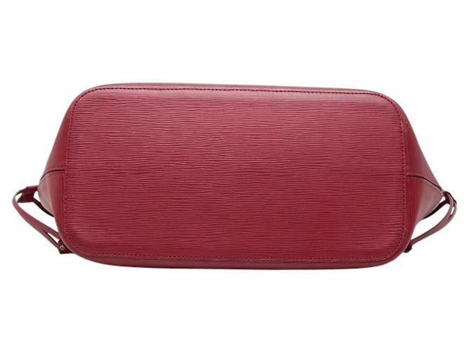 Borsa Tote Louis Vuitton Epi Neverfull MM Rosso Fuschia - vista 3