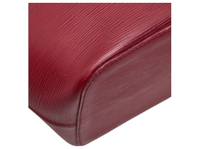 Borsa Tote Louis Vuitton Epi Neverfull MM Rosso Fuschia - vista 5