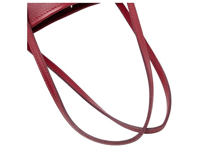 Borsa Tote Louis Vuitton Epi Neverfull MM Rosso Fuschia - vista 8