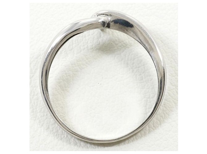Autre Marque PT900 Platinring mit Diamant - Ansicht 2