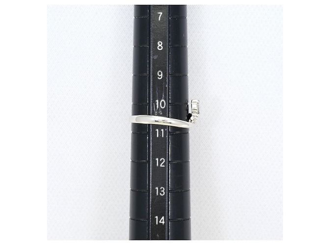 Autre Marque PT900 Platinring mit Diamant - Ansicht 7