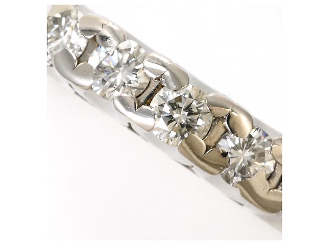 Autre Marque PT900 Platinring mit Diamant - Ansicht 2