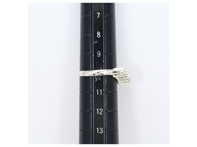 Autre Marque PT900 Platinring mit Diamant - Ansicht 7